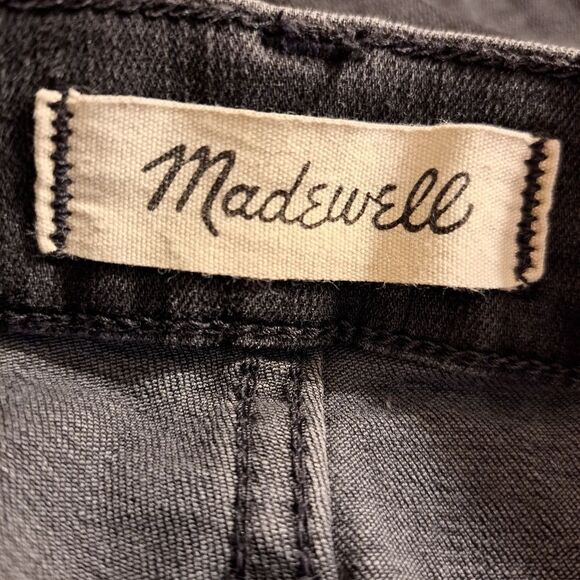 Madewell Women's 10'' High Rise Skinny Button Front Jeans Size 26 Boho Button - Picture 6 of 13